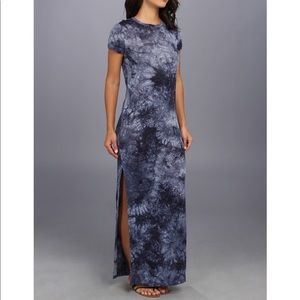 Michael Kors Blue Tie Dye Maxi Dress